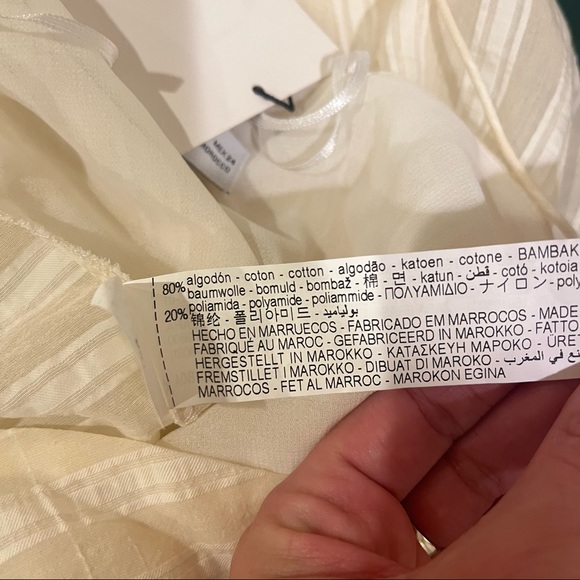 NWT Zara Striped Knotted Tunic Tank XS Blogger Fave - Picture 9 of 9